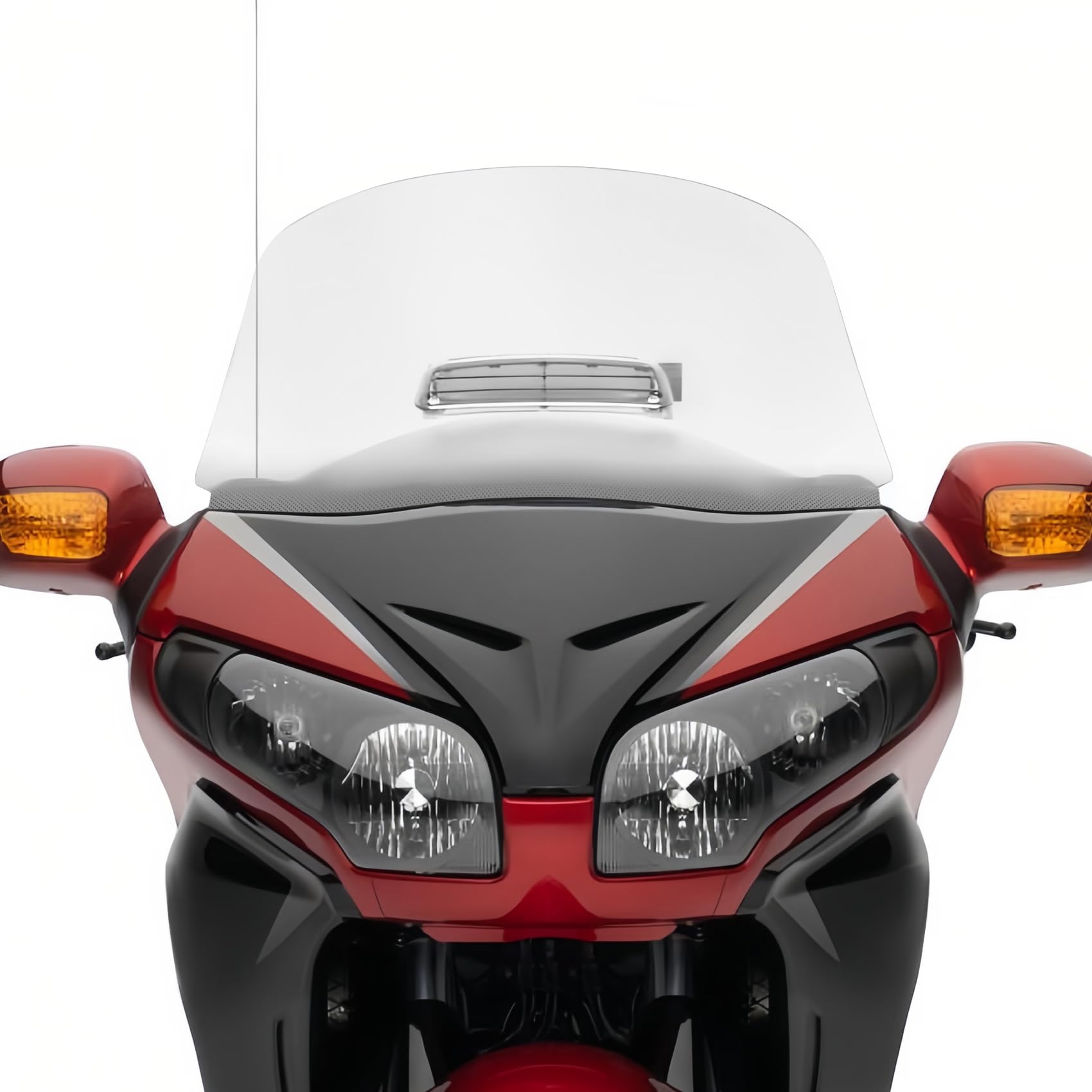 SLMOTO Clear Vented Windscreen Windshield for 2001-2017 Honda Goldwing 1800 GL1800 - Perfect for Long Rides & Highway Cruising