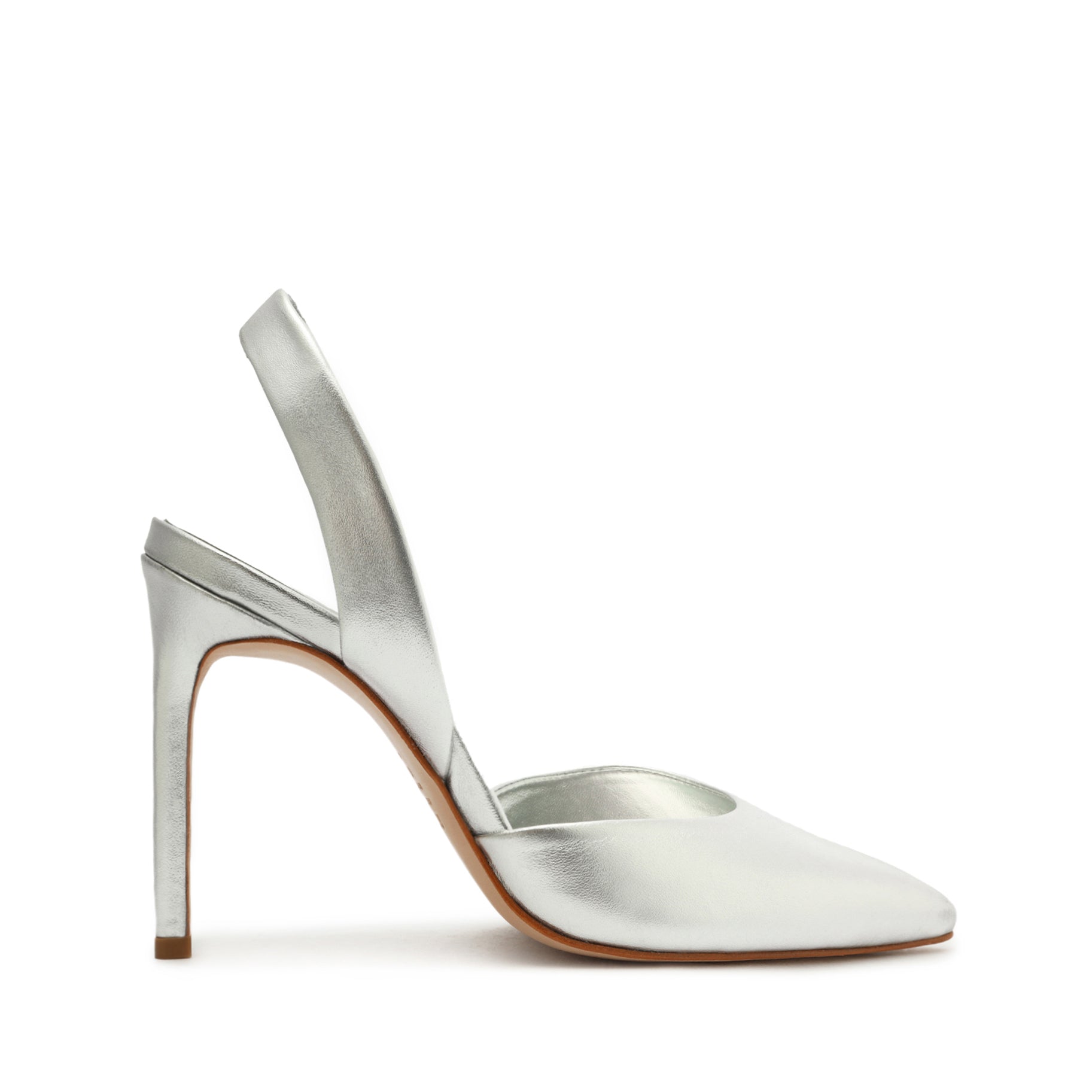 Lou Sling Metallic Leather Pump - Women's Elegant High Heel Sandals for Party, Wedding & Evening Wear | Comfortable & Stylish Dress Shoes