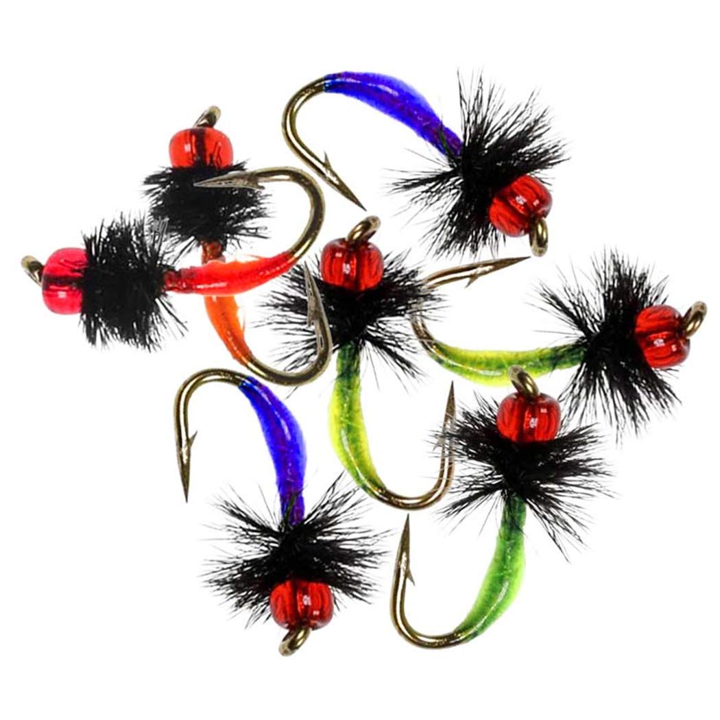 Premium Fly Fishing Flies Kit - 33/48/72/100/114/148pcs Assortment for Trout & Bass - Dry/Wet Flies, Nymphs, Streamers & Poppers - Durable Fly Box Included - Perfect for Freshwater & Saltwater Fishing Adventures
