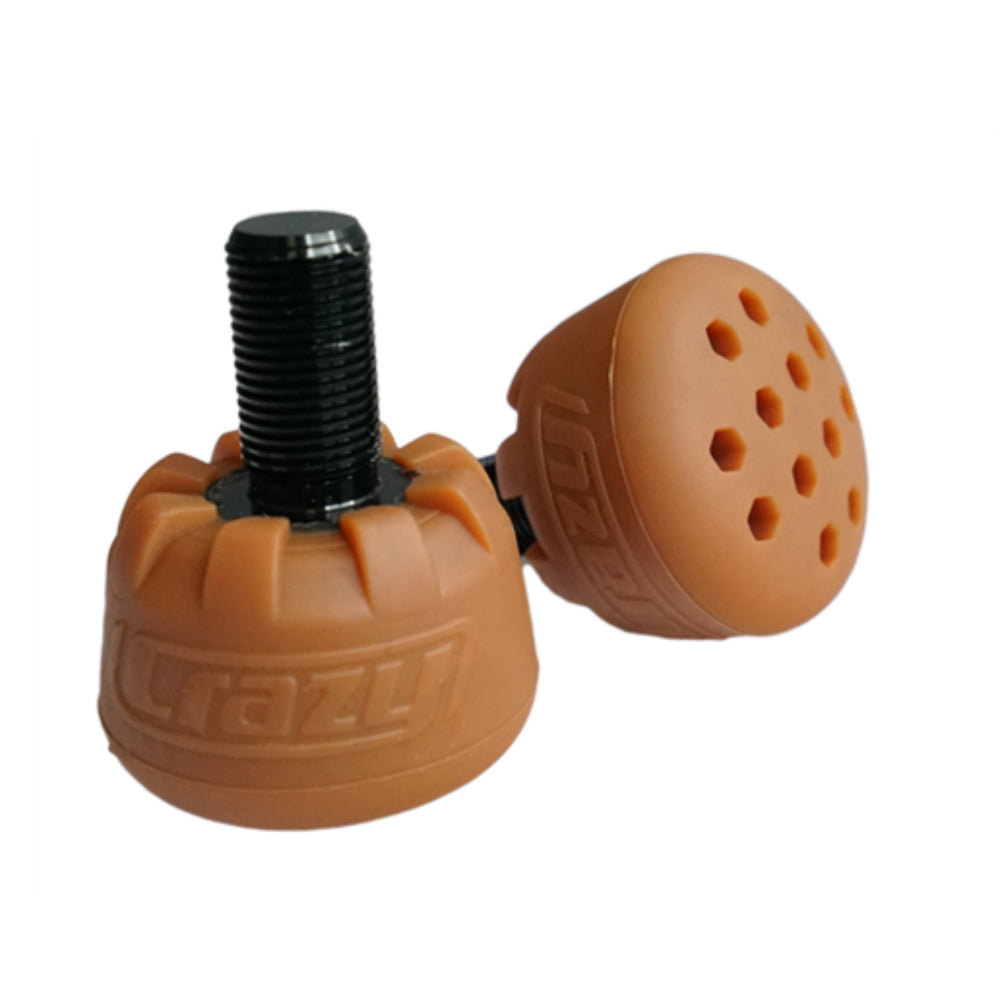 Crazy Bounce Metric Toe Stops for Roller Skates - High-Performance Brake Pads for Derby, Artistic, and Outdoor Skating - Perfect for Skaters and Roller Derby Players