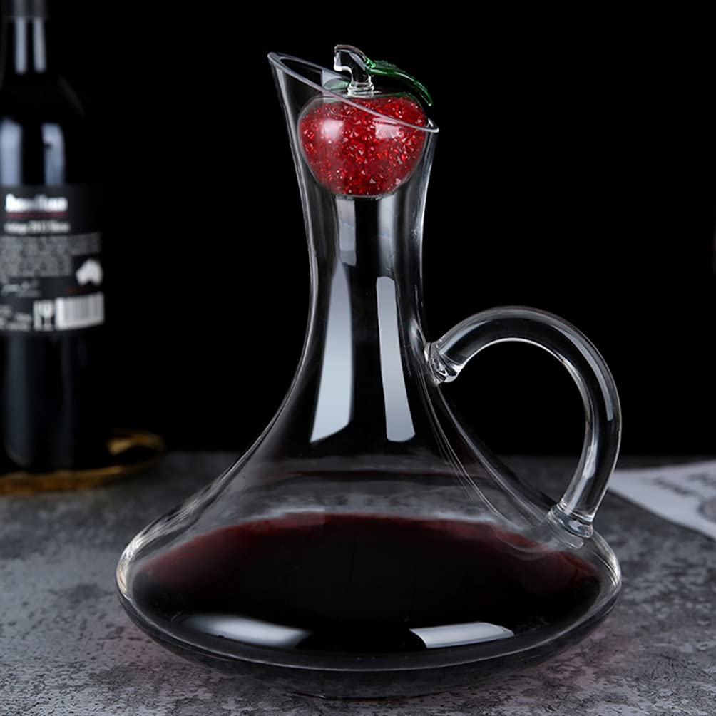 DOITOOL Vacuum Sealer Machine for Wine - Plug Shape Red Wine Decanter, Wine Aerator Pourer with Vacuum Saver Pump & Air Pump Stopper - Complete Wine Accessories Set with Glass Cups - Perfect for Home Bars, Wine Tasting & Gifts
