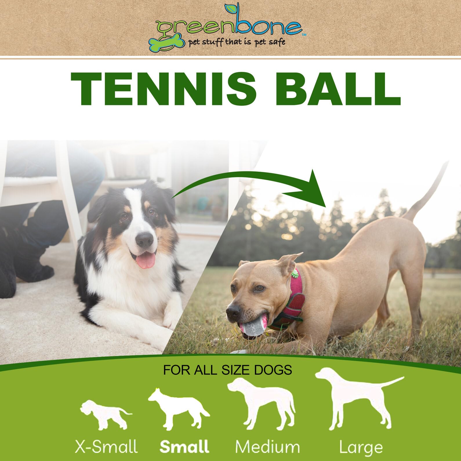 Wonderpet! Tennis Ball Dog Toys 4 Pack - Small Size Chew Toys for Puppies & Small Breeds - Perfect for Fetch, Training & Outdoor Play