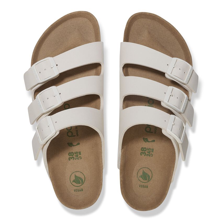 Birkenstock Florida Platform Vegan Sandals in Eggshell - Comfortable & Stylish for Women | Perfect for Casual Wear, Beach Outings & Summer Fashion