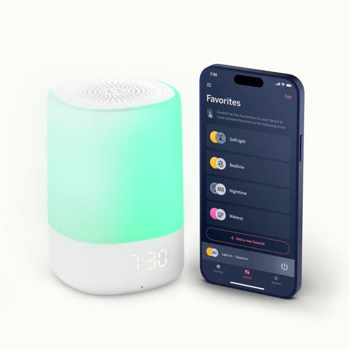 Nanit Pro Smart Baby Sound Machine & Night Light - White Noise Soother with Adjustable Light for Nursery, Bedroom & Travel