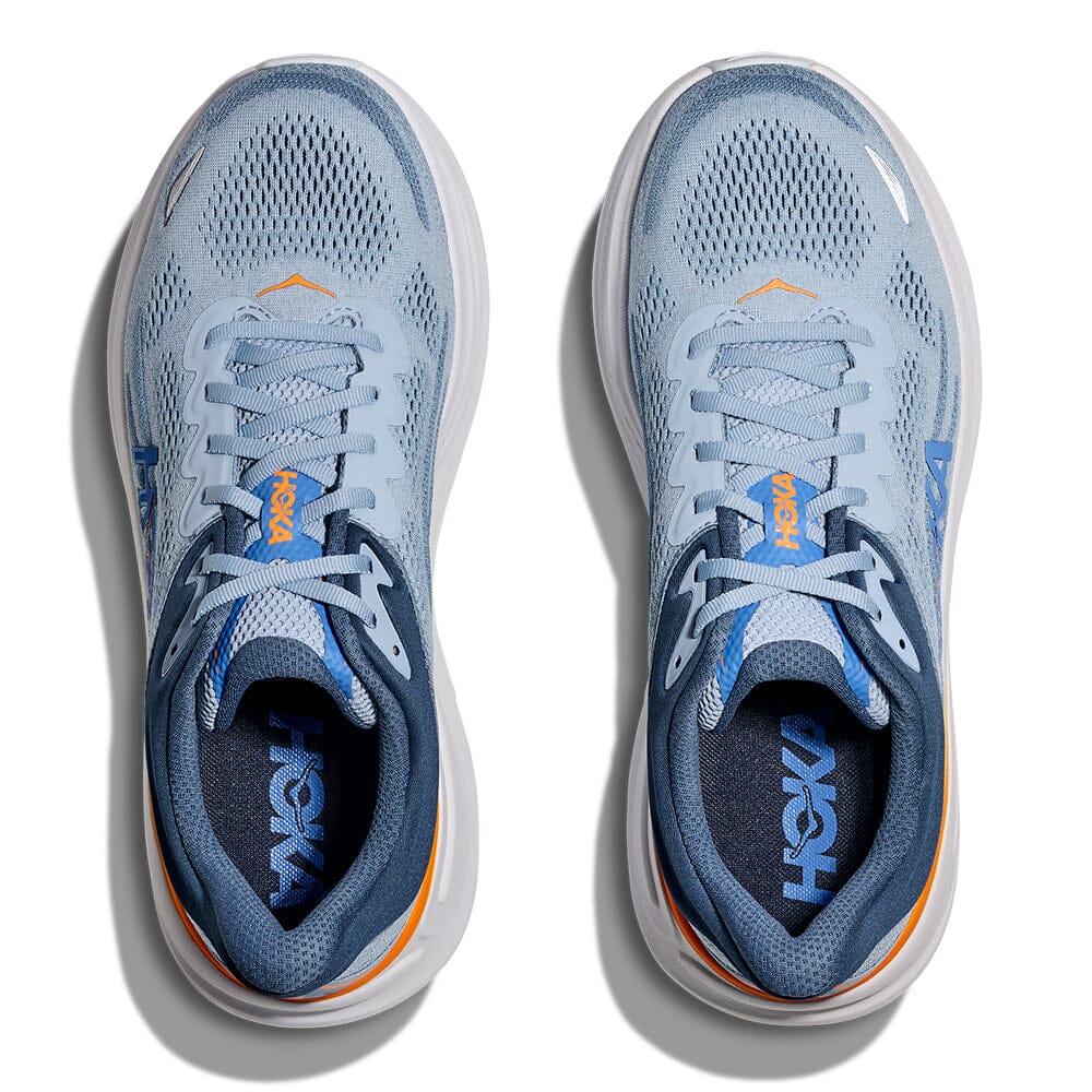 Hoka Men's Bondi 9 Running Shoes - Lightweight Cushioned Sneakers for Marathon, Jogging & Walking - Comfortable Road Running Shoes for Men with Maximum Support & Shock Absorption