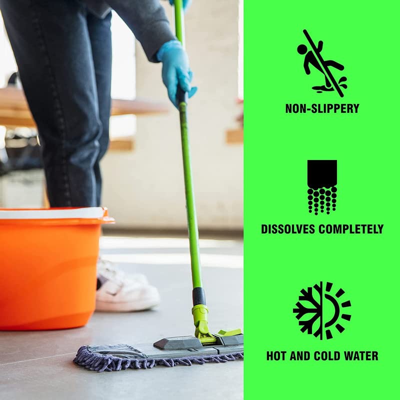 Eco-Friendly Floor Cleaner Sheets - 30 Count | Water-Soluble, Natural Ingredients, Chlorine-Free | Safe for Pets & Easy to Use | Perfect for Hardwood, Tile & Laminate Floors