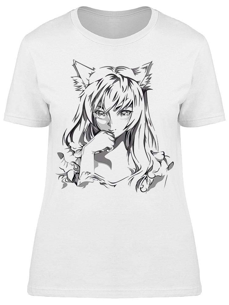 Stylish Anime Girl Graphic T-Shirt for Women - Soft Cotton Casual Tee - Perfect for Cosplay, Anime Conventions & Everyday Wear