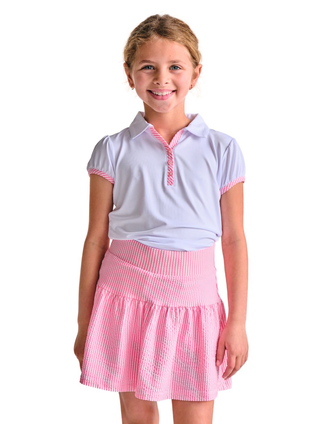 Aspen Youth Girls' Polo Shirt - Comfortable Cotton Short Sleeve Top for School, Sports & Casual Wear | Perfect for Summer Outfits & Team Uniforms