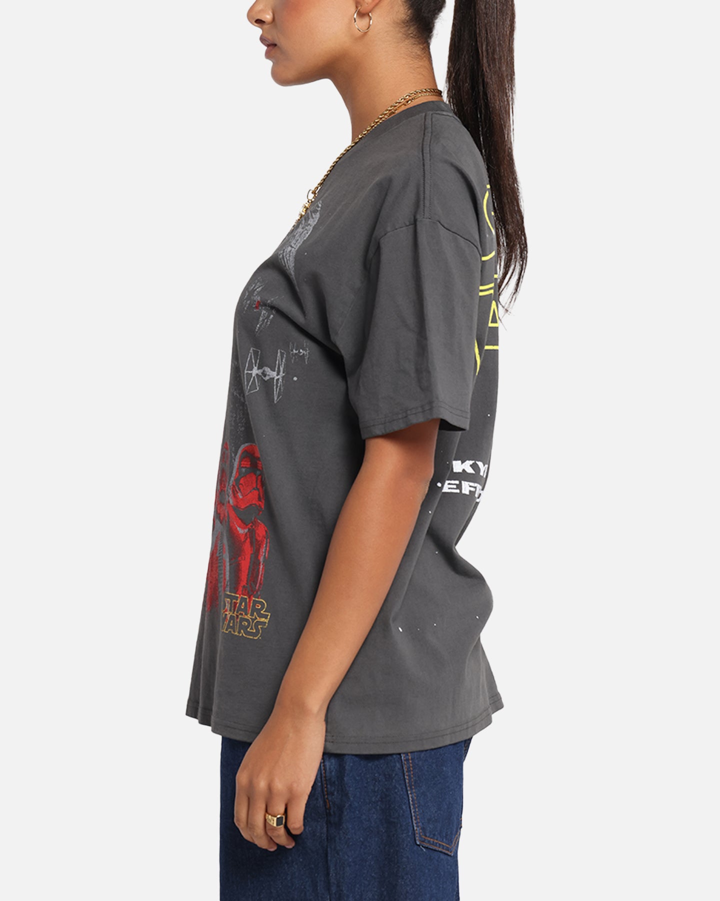 73 Studio Star Wars Order 66 Vintage T-Shirt - Black Wash Distressed Style | Officially Licensed Graphic Tee for Men & Women | Perfect for Cosplay, Conventions & Star Wars Fans