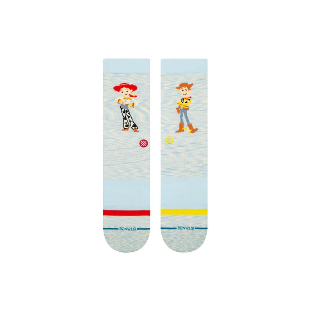 Stance Pixar X Stance Crew Socks - Disney Pixar Character Ankle Socks for Men & Women - Comfortable Cotton Blend Socks for Everyday Wear, Gifts, and Disney Fans