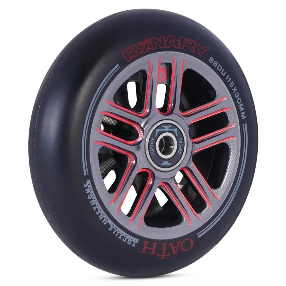 Oath Binary Wheels 30mm Wide - High-Performance Skateboard Wheels for Smooth Riding & Tricks | Perfect for Street Skating & Park Rides