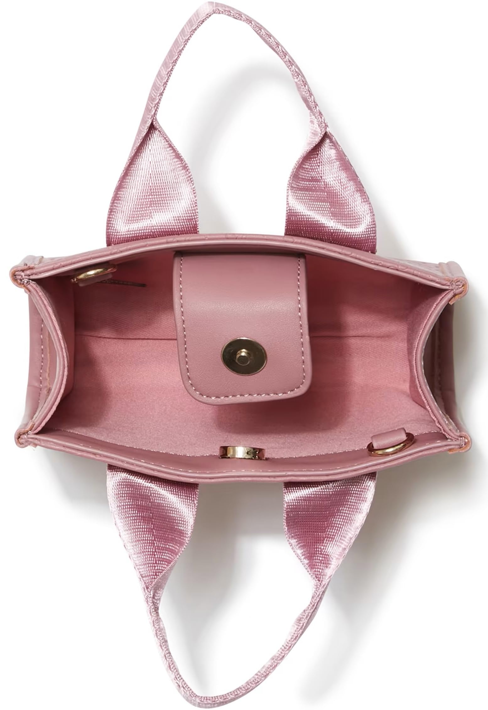 GUESS Women's Rose Pink Logo Embossed Mini Tote Crossbody Bag - Stylish Leather Handbag for Women, Perfect for Work, Travel & Everyday Use