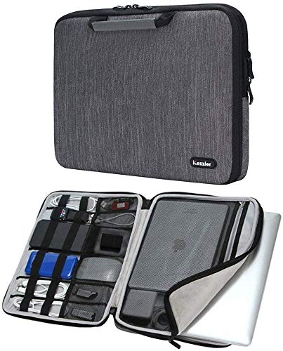 11-11.6 Inch Laptop Sleeve Case for MacBook/iPad/Ultrabook - Grey | Protective Storage Bag for Electronic Accessories | Perfect for Work, Travel & School Use