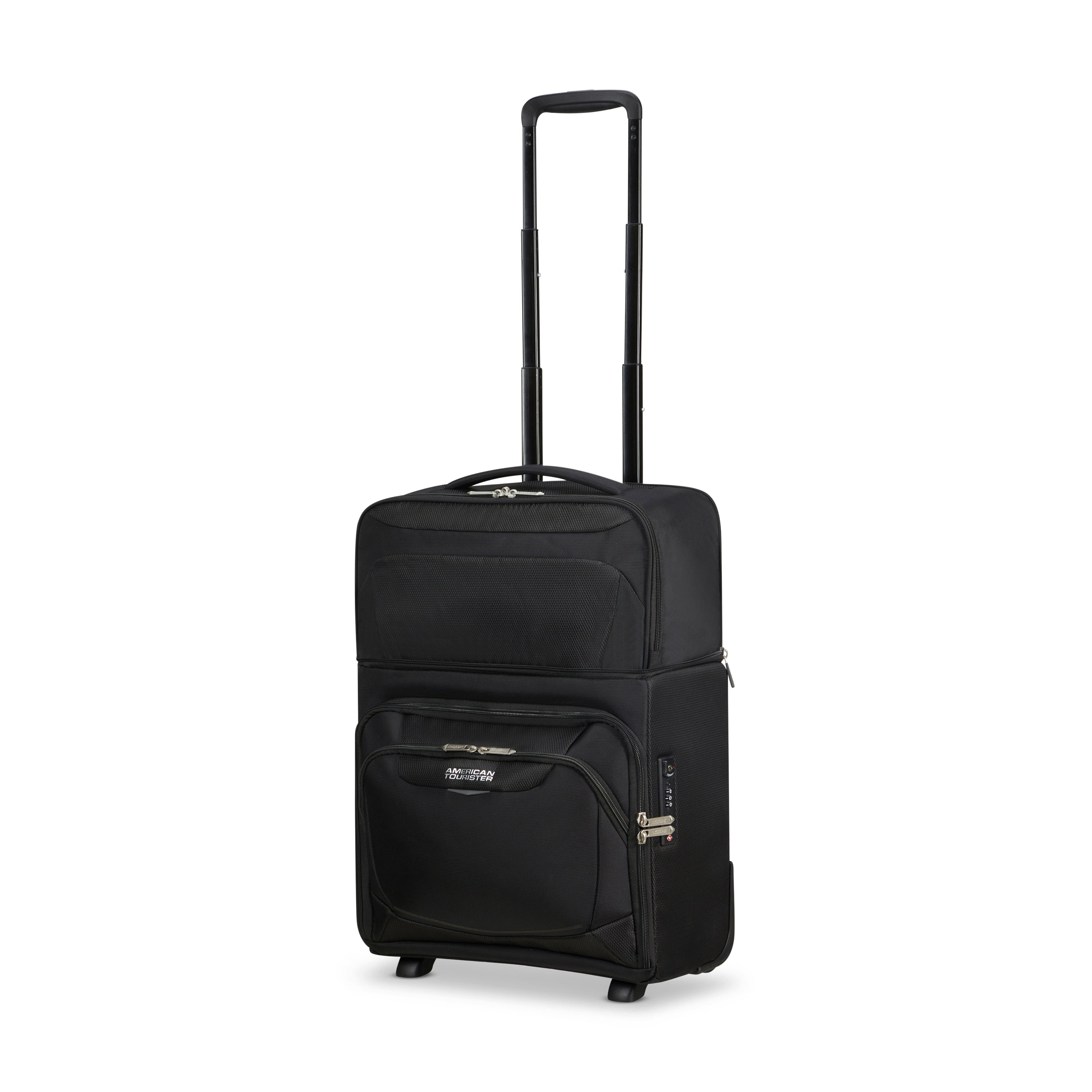 American Tourister Summerride Expandable Upright Underseater Luggage - Lightweight Carry-On Suitcase for Air Travel, Perfect for Weekend Getaways & Business Trips