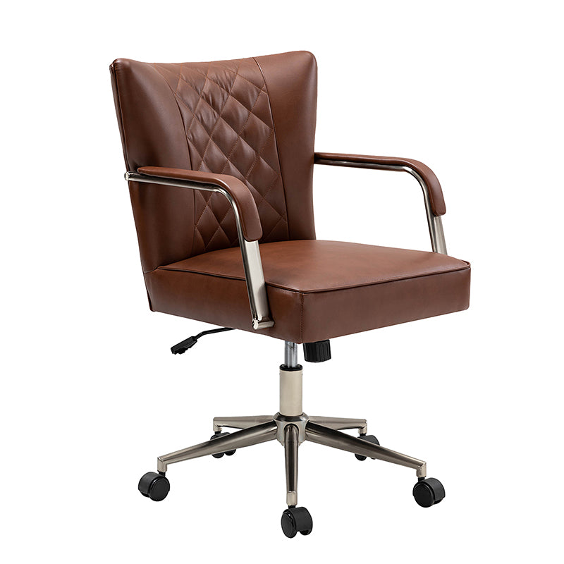 Egmont Waterproof 360 Degree Swivel Office Task Chair - Ergonomic Desk Chair for Home & Office Workspace, Gaming, and Study
