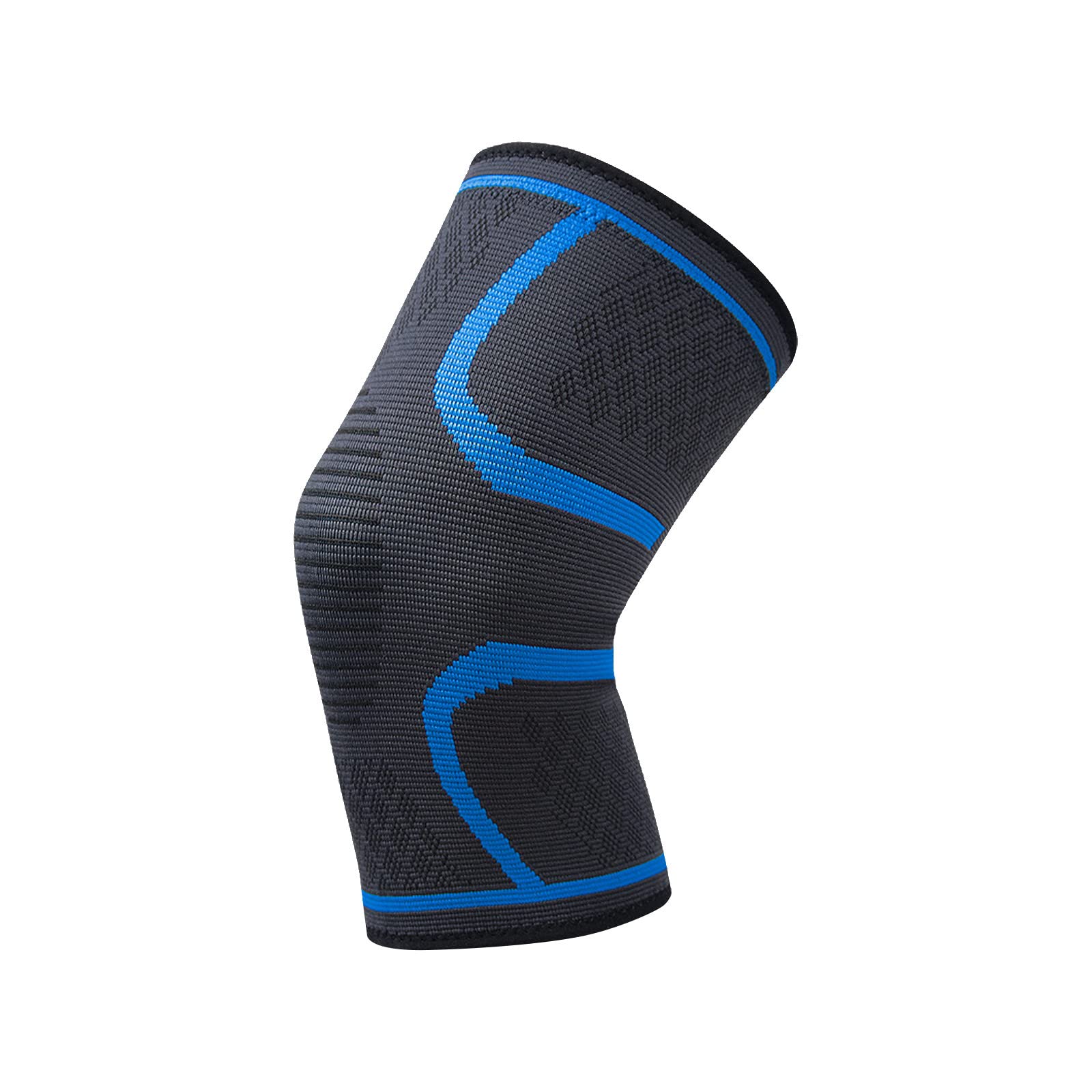 Zerlibeaful Nylon Sports Knee Pads - Unisex Knee Support for Badminton, Running, Fitness & Outdoor Activities - Warm Winter Knee Protection (Blue, XL) - Perfect for Yoga, Hiking & Cold Weather Workouts