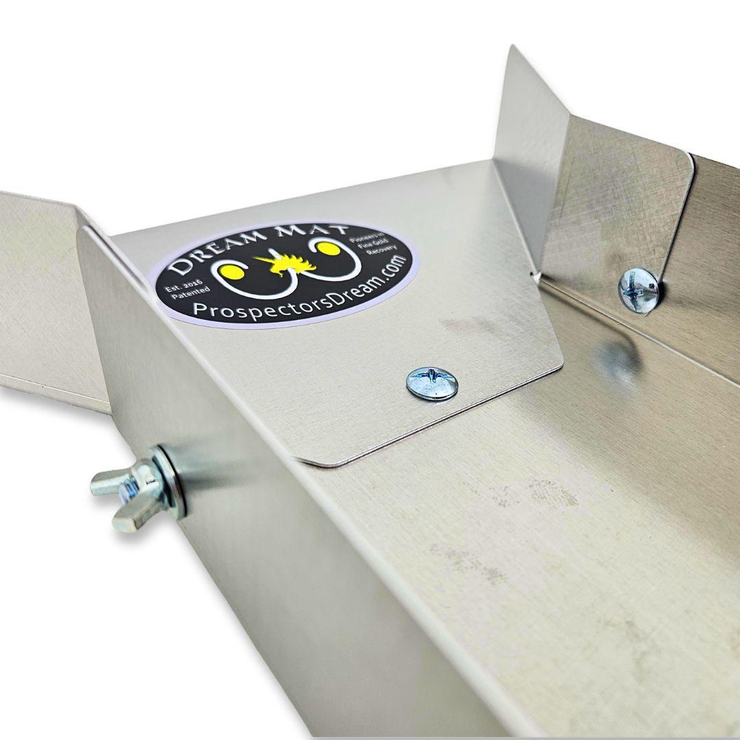 6X43 Gold Folding Sluice Box for Prospecting - Lightweight Portable Gold Panning Equipment for River & Stream Mining Adventures