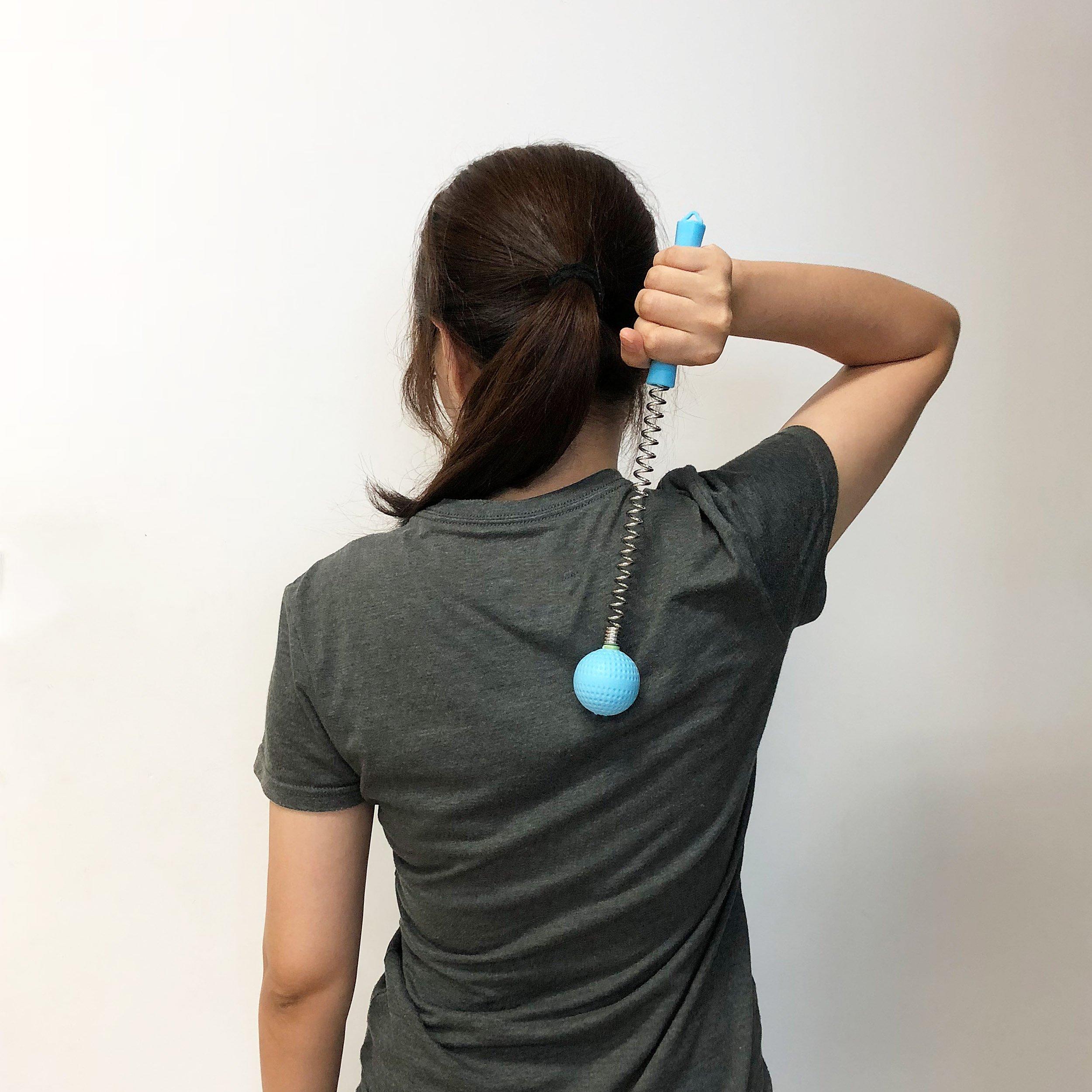 **SinLoon 2-Pack Massage Ball Hammer – Manual Muscle Massager for Back, Shoulder & Full Body Pain Relief – Reduce Fatigue & Soreness (Blue) – Perfect for Golfers, Athletes & Home Use**