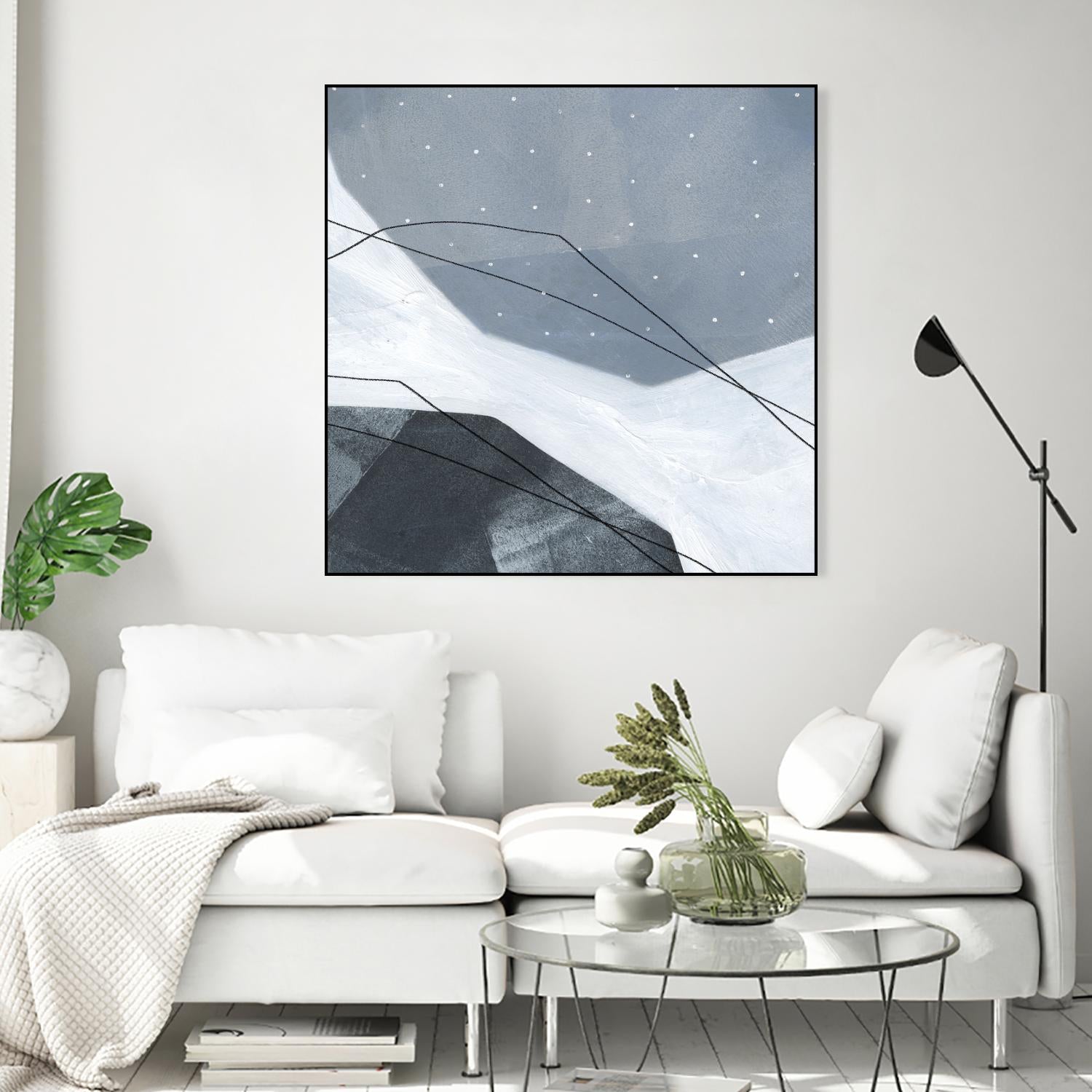 Adjacent Abstraction IV - Modern Abstract Wall Art for Home & Office Decor | Perfect for Living Room, Bedroom, or Workspace