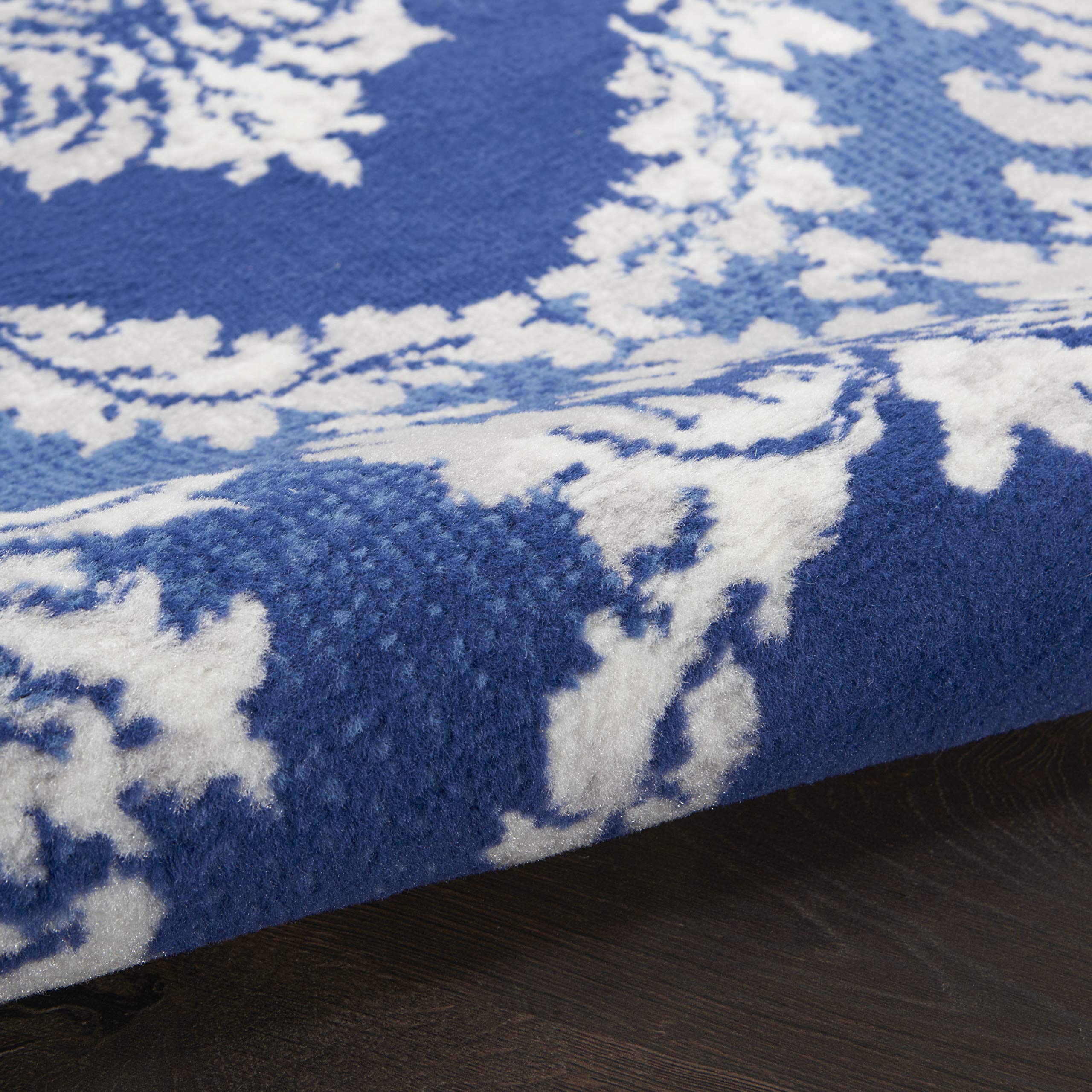 Nourison Whimsicle Damask Blue 8'4