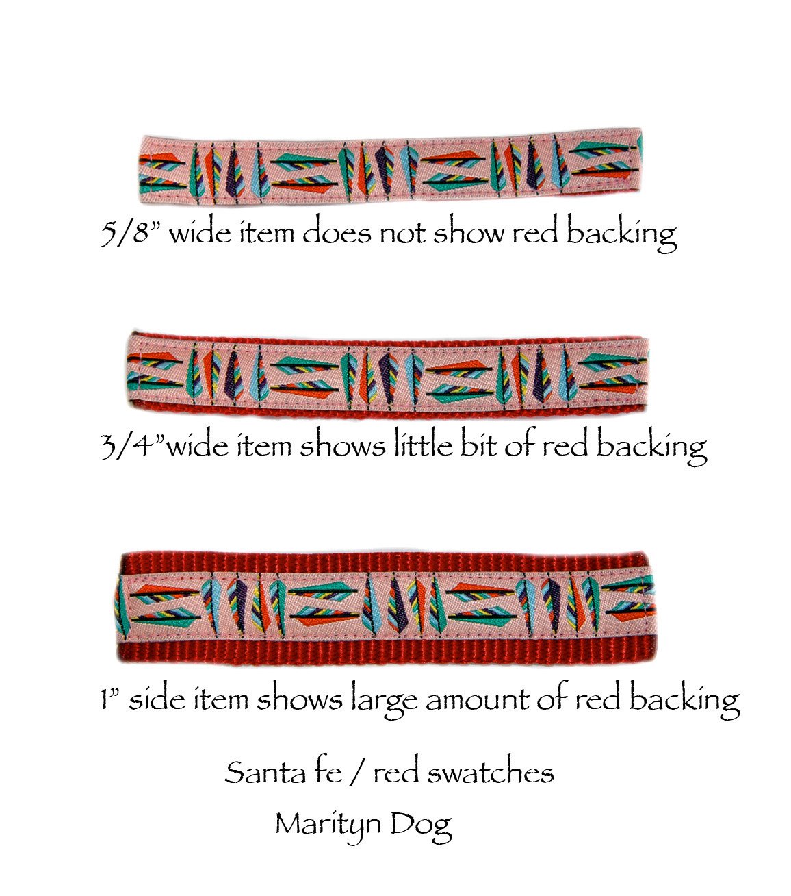 Handmade Navajo & Southwestern Style Dog Collar - Santa Fe Inspired Native American Design Pet Collar for Puppies, Small to Large Dogs - USA Made - Perfect for Walks, Training & Outdoor Adventures