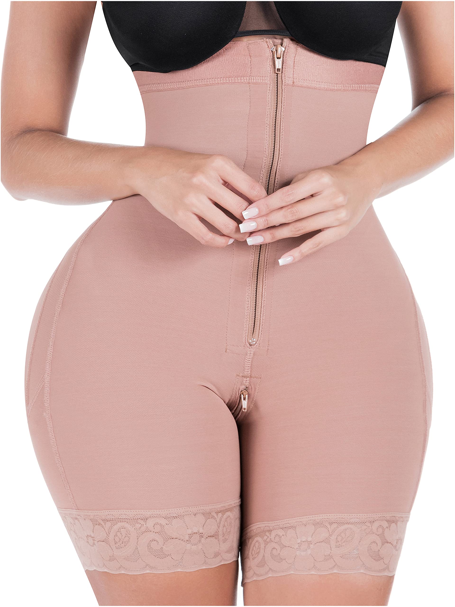 Sonryse High Waisted Butt Lifting Shapewear Shorts for Women - Tummy Control & Body Shaper - Perfect for Workouts, Dresses & Everyday Wear