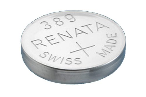 Renata Swiss Made 1.55V Watch Battery 389 SR1130W - Premium Replacement for Luxury Watches, Perfect for Rolex, Omega & Cartier Timepieces