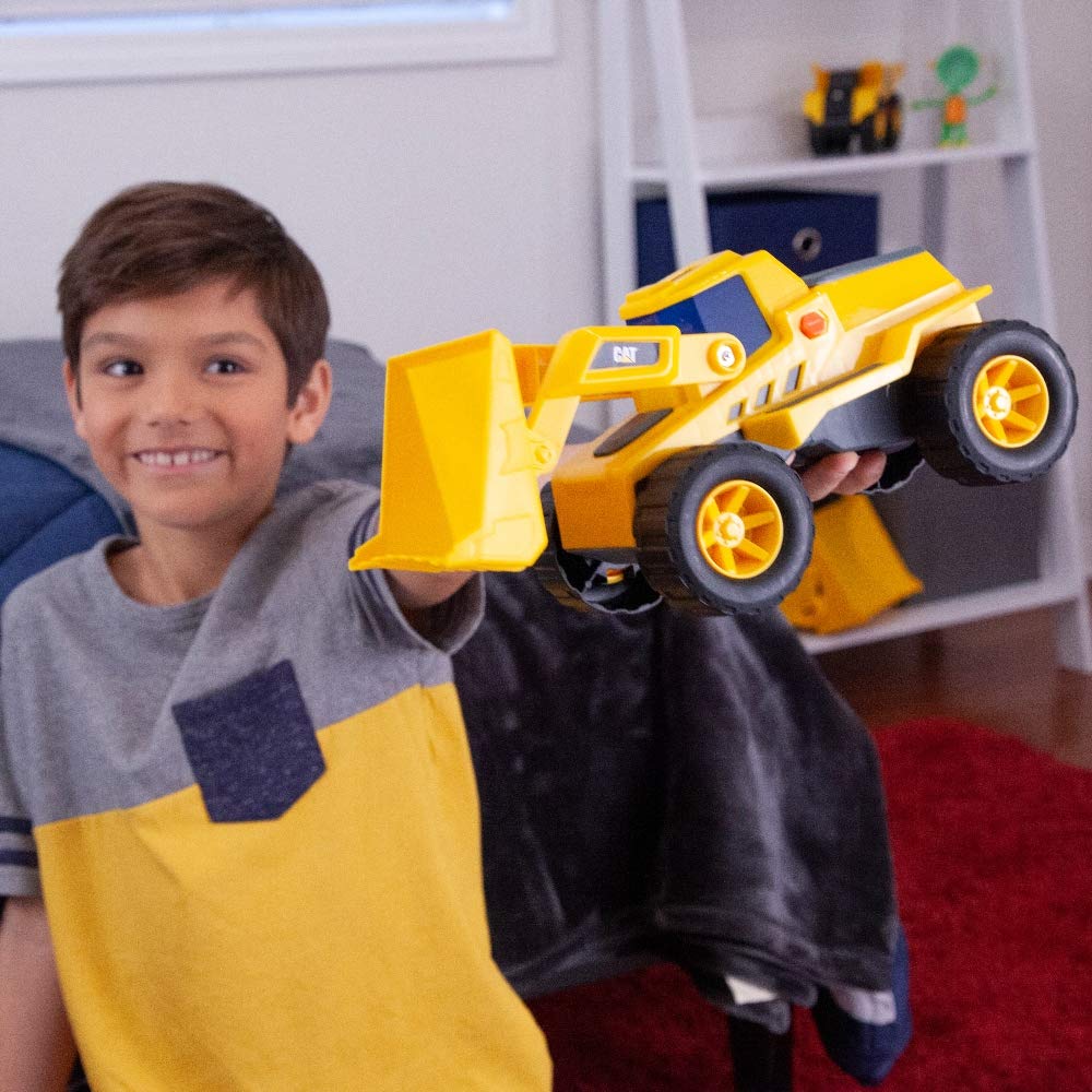 CAT Construction Future Force Wheel Loader Toy with Lights & Sounds - Educational Building Vehicle for Kids Ages 3+ | Pretend Play, Sandbox Fun & STEM Learning