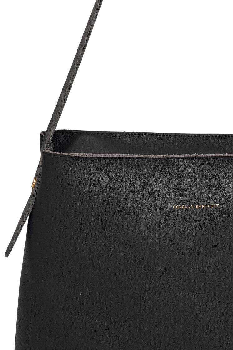 Becket Black Leather Tote Bag for Women - EBP4969 Stylish Work Bag & Everyday Purse for Office, Travel & Shopping