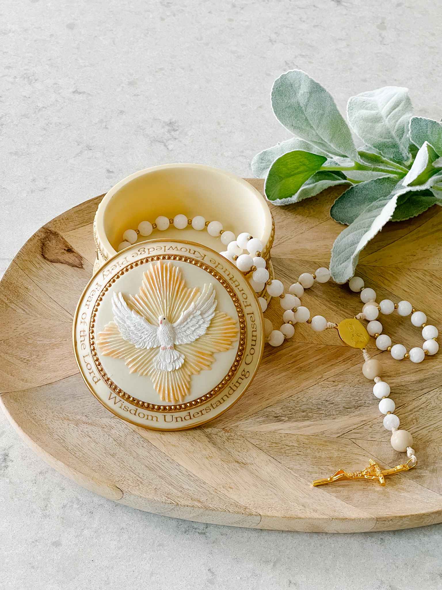 Gifts of the Holy Spirit Box - Christian Religious Gift Set for Baptism, Confirmation & Spiritual Growth - Perfect for Prayer, Worship & Faith-Based Occasions