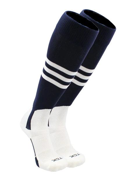 TCK Baseball Stirrup Socks with Stripes Pattern - Comfortable Athletic Socks for Baseball Players - Perfect for Training, Games & Sports Performance