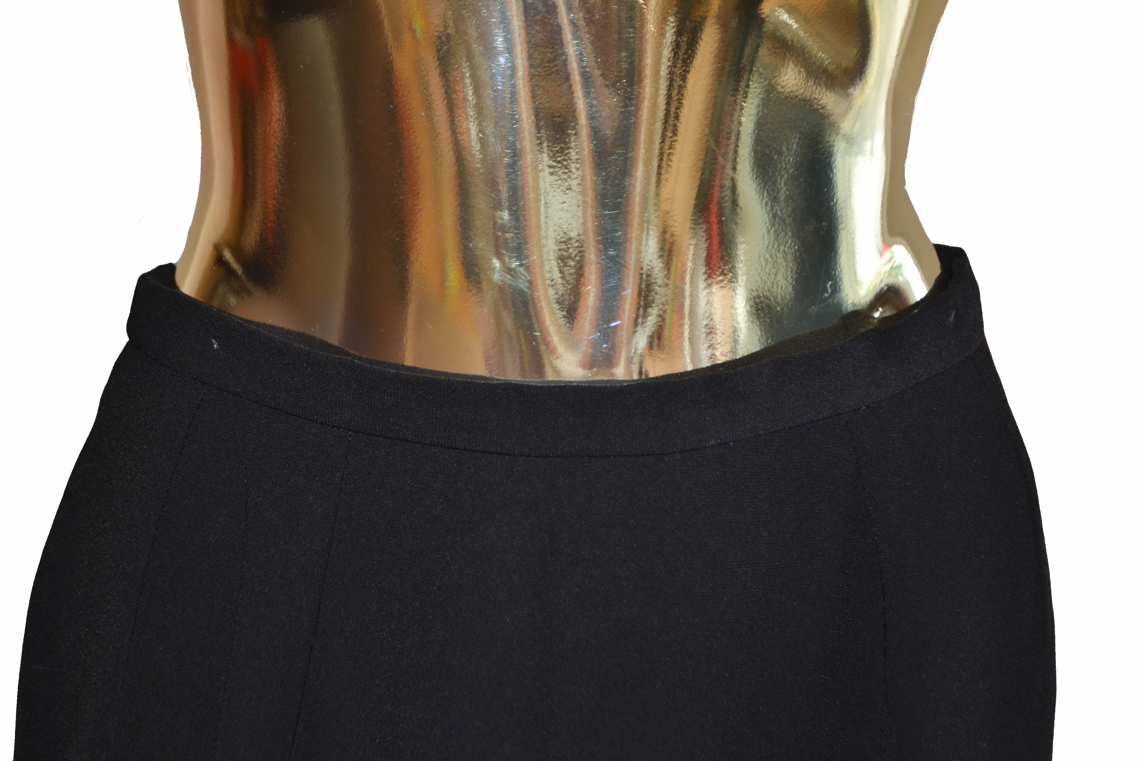 Authentic Celine Black Mini Skirt Size 40 | Luxury Designer Skirt for Women | Perfect for Parties, Dates & Night Out
