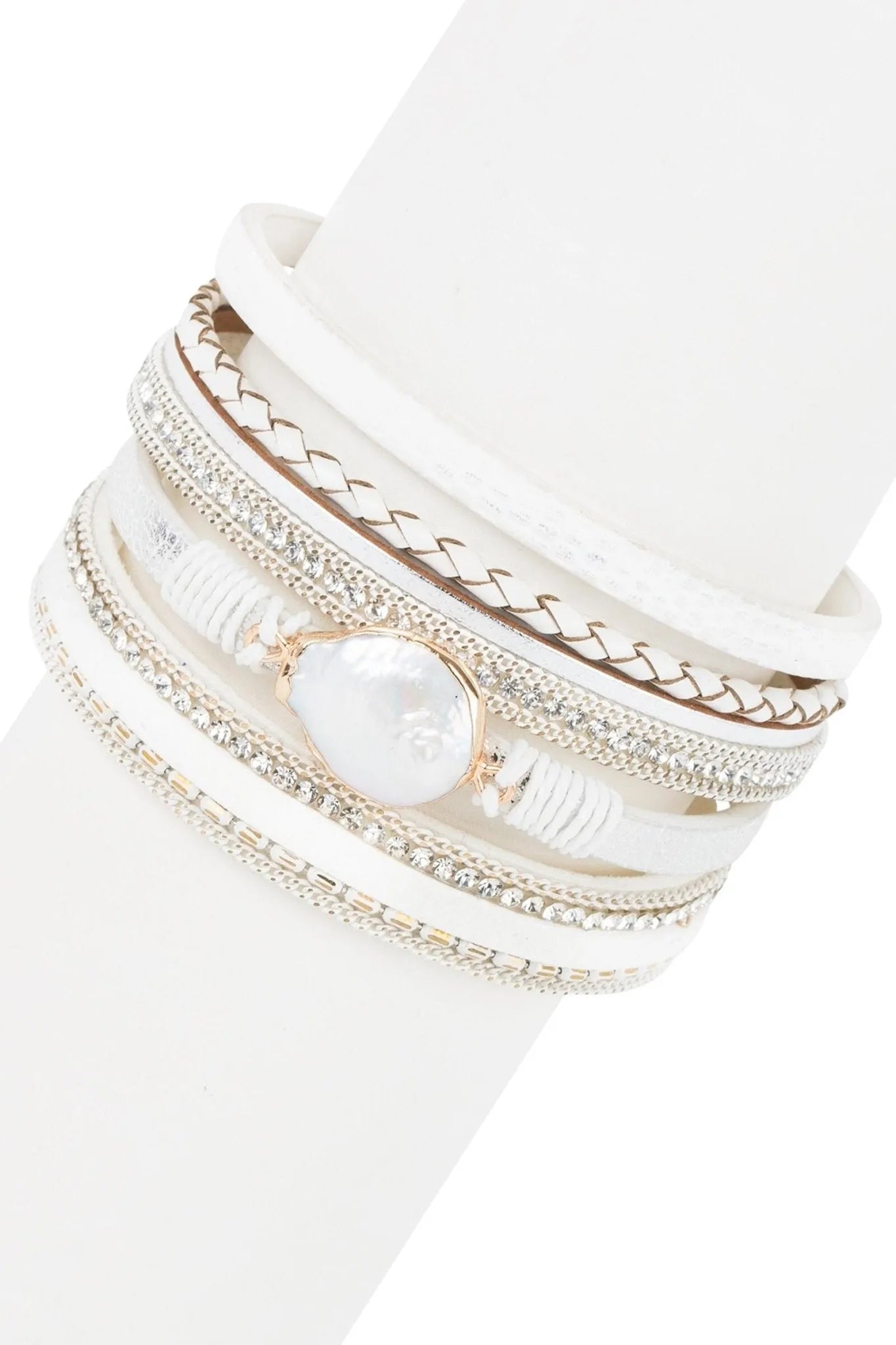 Santorini Pearl Bracelet - Elegant Handmade Beaded Jewelry for Women | Perfect for Weddings, Parties & Everyday Wear