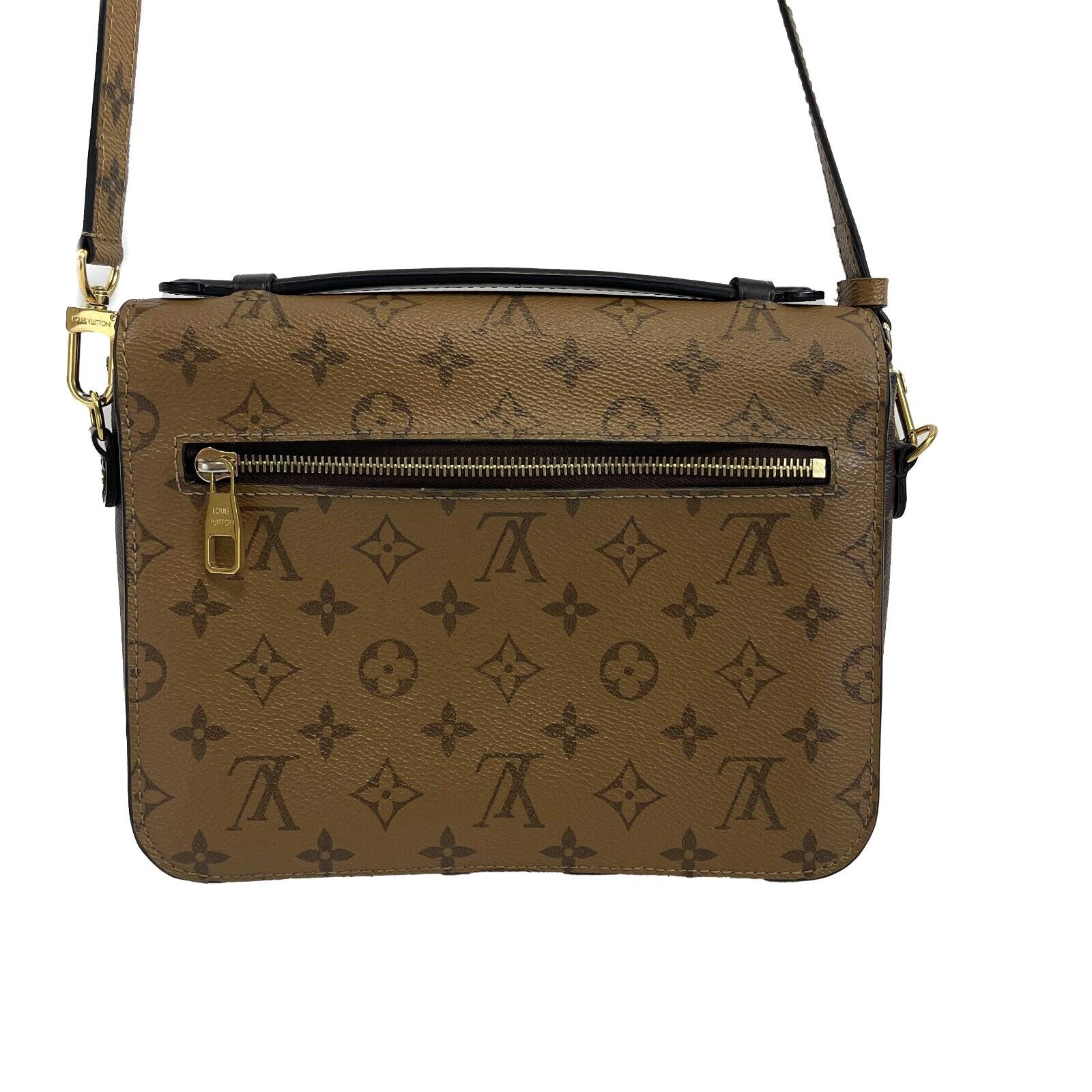 Louis Vuitton Monogram Reverse Pochette Metis Crossbody Bag 2019 Brown - Luxury Designer Handbag for Women, Perfect for Work, Travel & Everyday Use