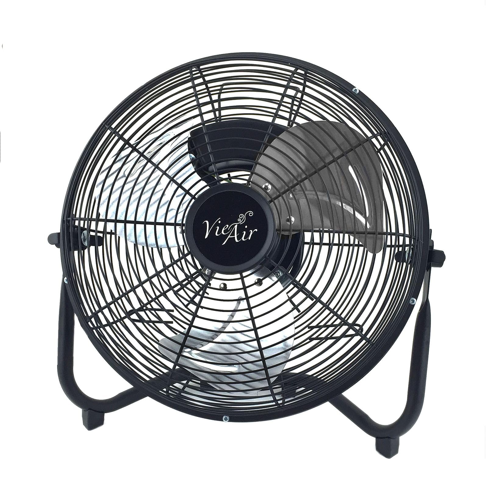 Vie Air 20 Inch Industrial Floor Fan - Powerful & Quiet Heavy Duty Metal Fan for Warehouse, Workshop, Garage, and Home Cooling