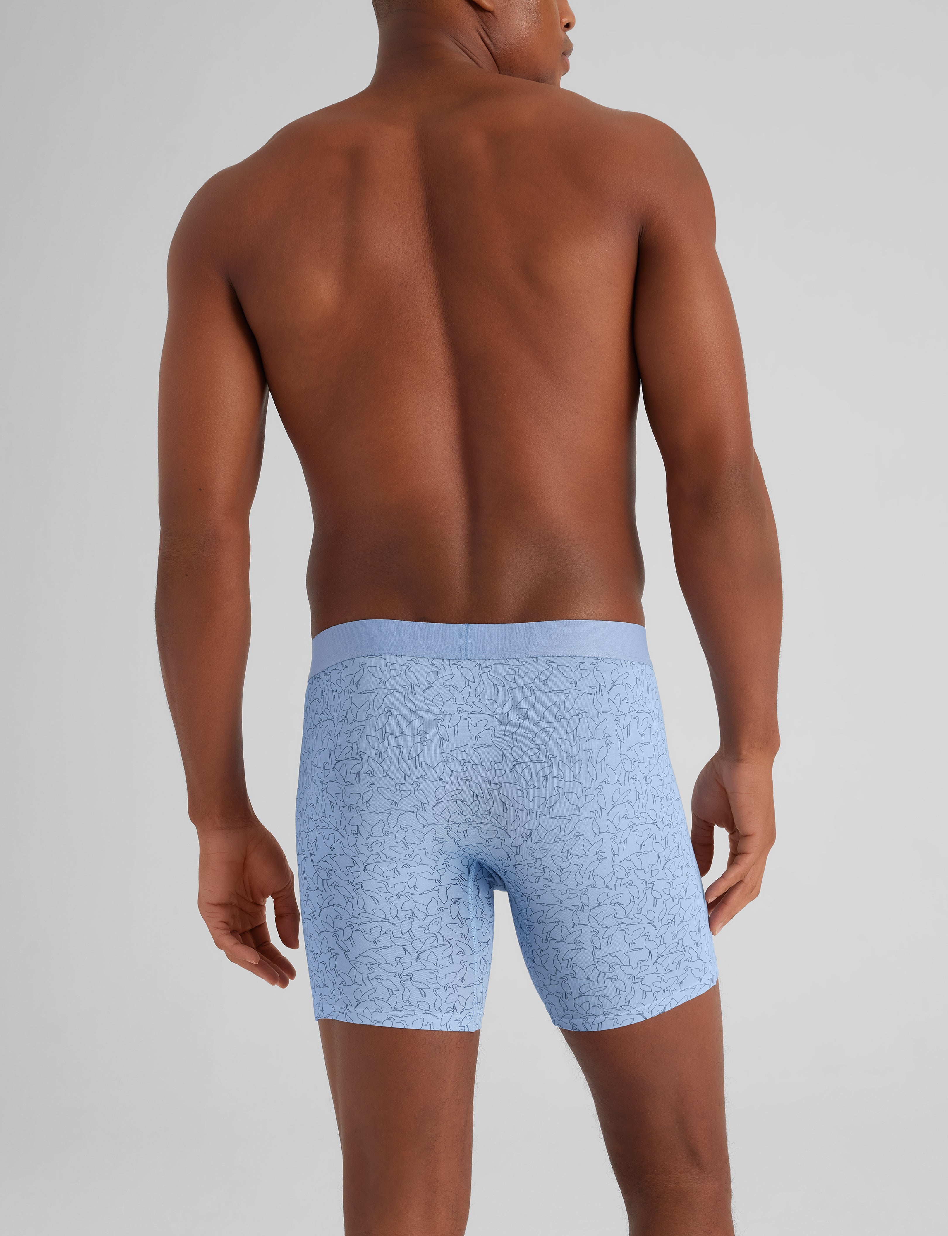 Breathable Cotton Mid-Length Boxer Briefs - 6 Pack for Men | Soft Comfort Underwear for Daily Wear, Workout & Sleep