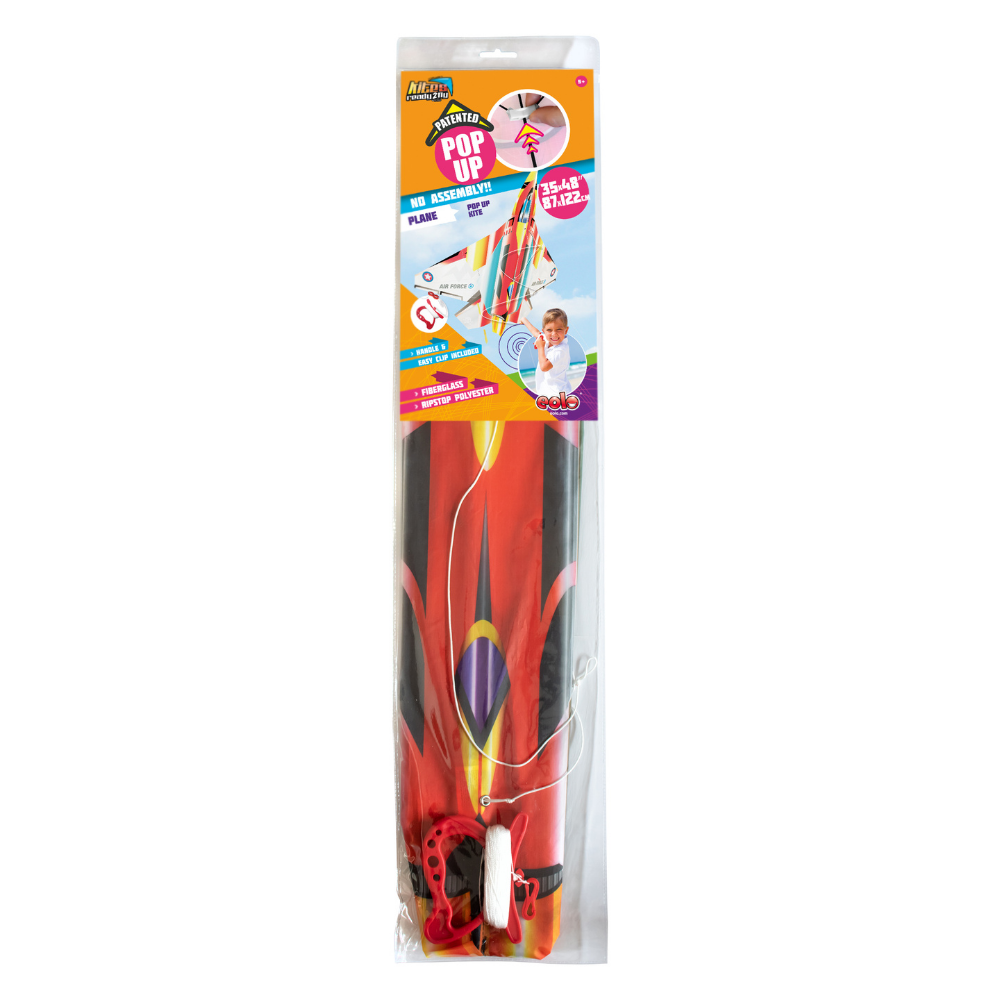 3D Pop Up Kite GM224 CDU12 - Easy to Fly & Colorful for Outdoor Fun, Beach, Park & Family Activities