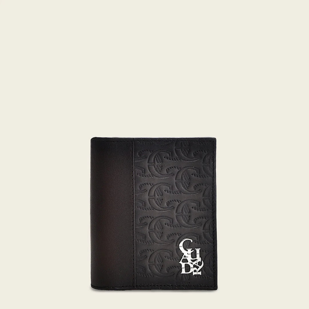 BC023RS Genuine Cowhide Leather Bi-Fold Wallet for Men - Classic Oxford Style, RFID Blocking, Slim & Durable - Perfect for Everyday Use, Business & Travel