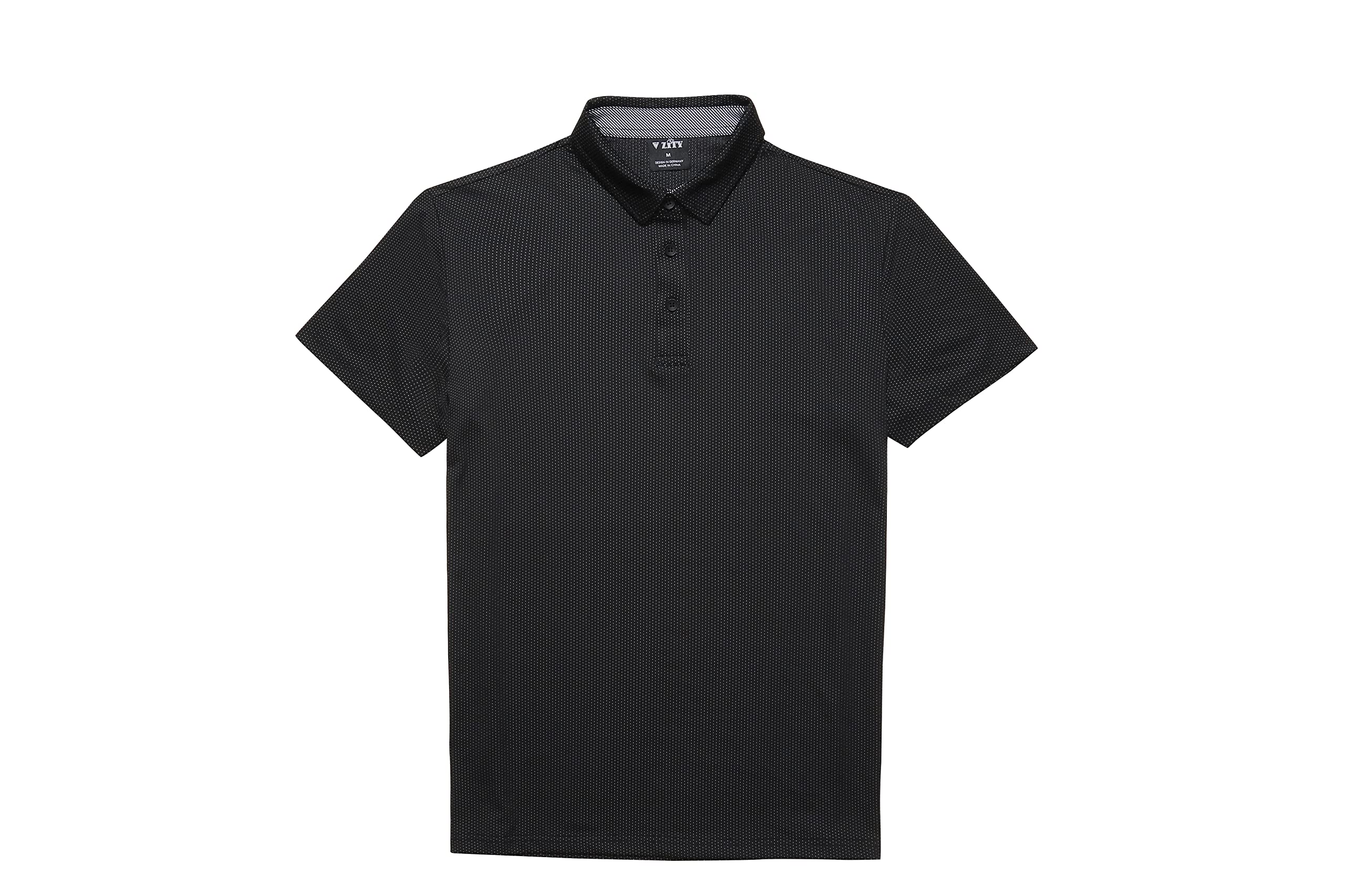JACKETOWN Men's Golf Polo Shirts - Breathable Short Sleeve Printed Casual Shirts for Golf & Outdoor Activities - Perfect for Golfing, Weekend Wear & Summer Outfits