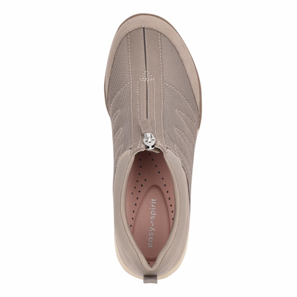 Easy Spirit Women's Bestrong2 Comfortable Slip-On Sneakers in Nude - Perfect for Work, Travel & Everyday Wear
