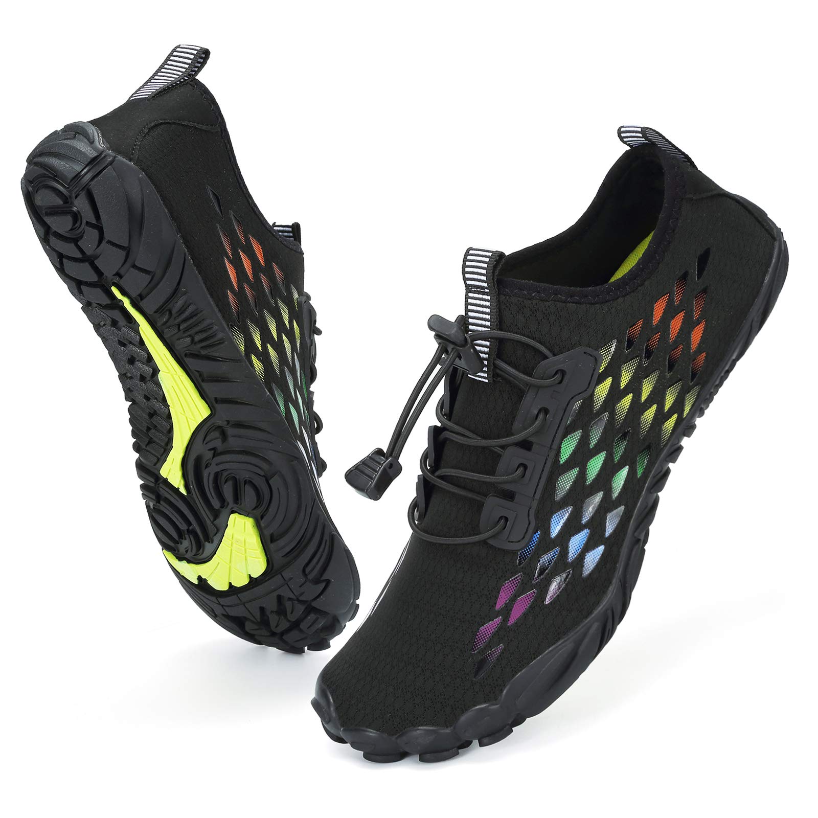 Men's Quick Dry Water Shoes - Barefoot Aqua Socks for Beach, Pool, Surfing & Diving | Lightweight Swim Shoes for Hiking, Walking & Water Sports | Perfect for Outdoor Activities & Water Adventures