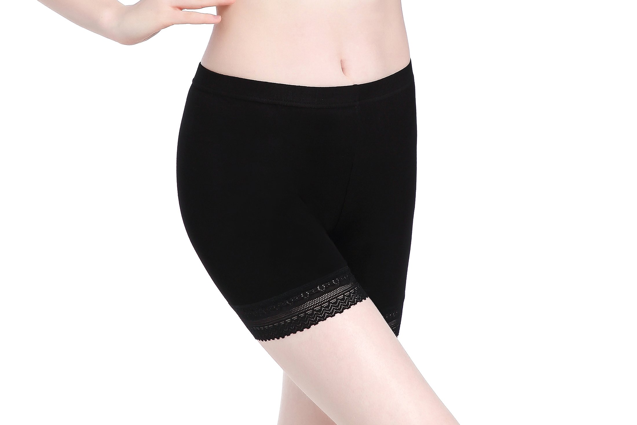 CnlanRow Women's Lace Short Skirts with Safety Shorts - Stretchy Ultra Thin Athletic Leggings for Workout, Yoga & Running | Comfortable Summer Fashion for Gym, Dance & Casual Wear