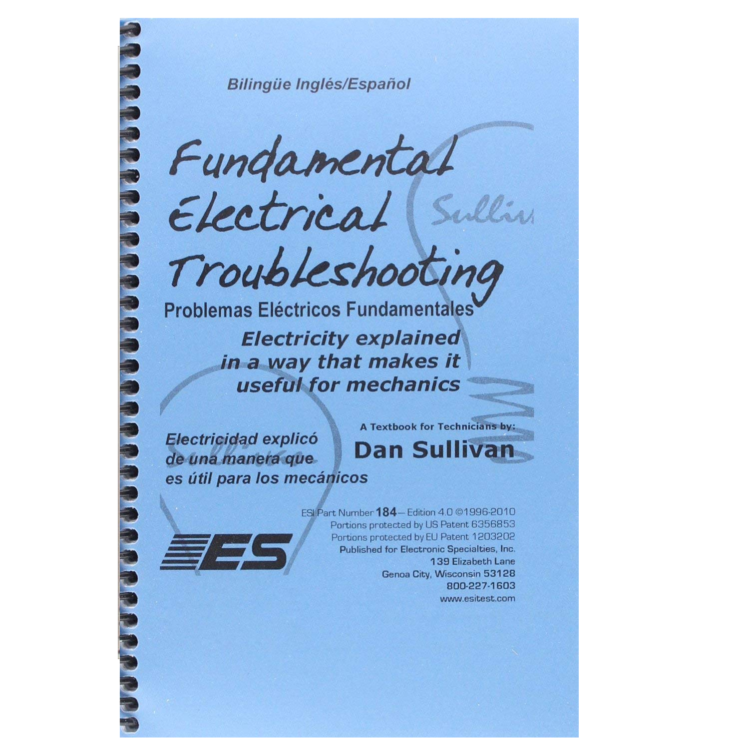 Electronic Specialties 184 Fundamental Electrical Troubleshooting Kit - Bilingual English/Spanish - Perfect for Home Wiring Repairs & Electrician Training