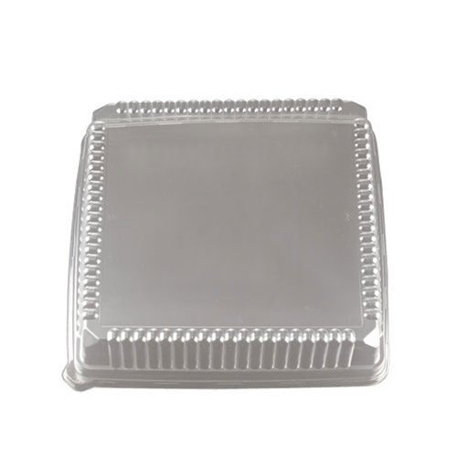 Koyal 16x16 Inch Clear Square Dome Lids - Set of 40 - Perfect for Cake Displays, Dessert Covers & Food Protection at Parties, Bakeries & Catering Events