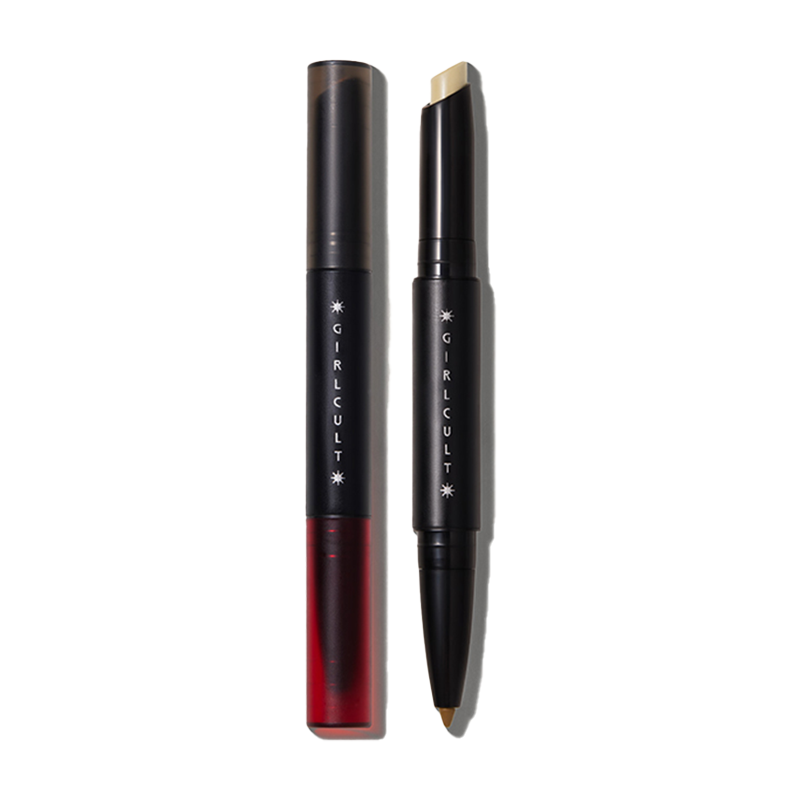 Girlcult Dual Action Lip Liner - Long Lasting & Waterproof Lip Pencil for Precise Definition & Plumping - Perfect for Everyday Makeup, Date Night & Special Occasions