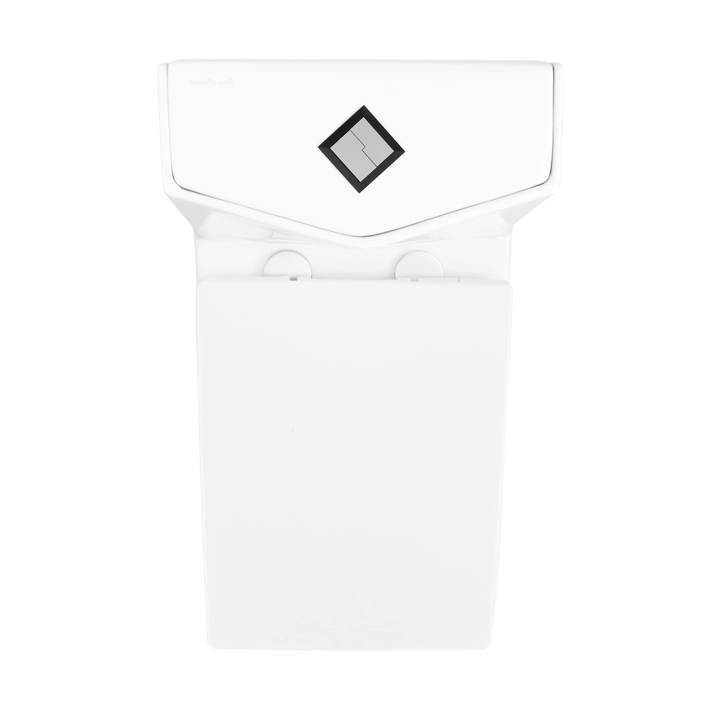 Brusque One-Piece Square Toilet with Dual-Flush 1.1/1.6 GPF - Modern Water-Saving Bathroom Solution for Homes & Offices