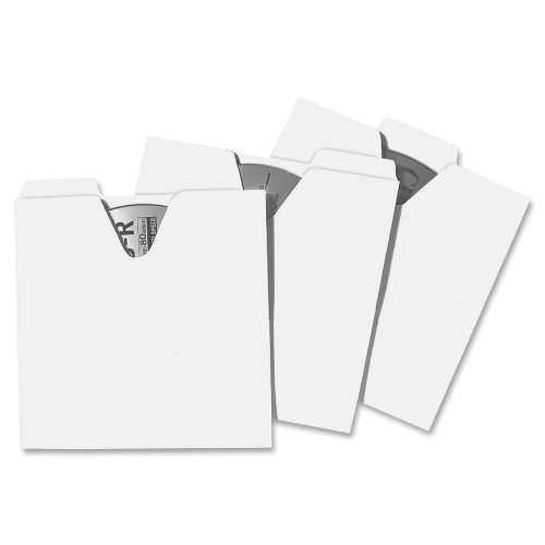2-Pack CD File Folders - 100 Sleeves per Pack | Organize Music, Documents & Media Storage | Perfect for Home, Office & School Use