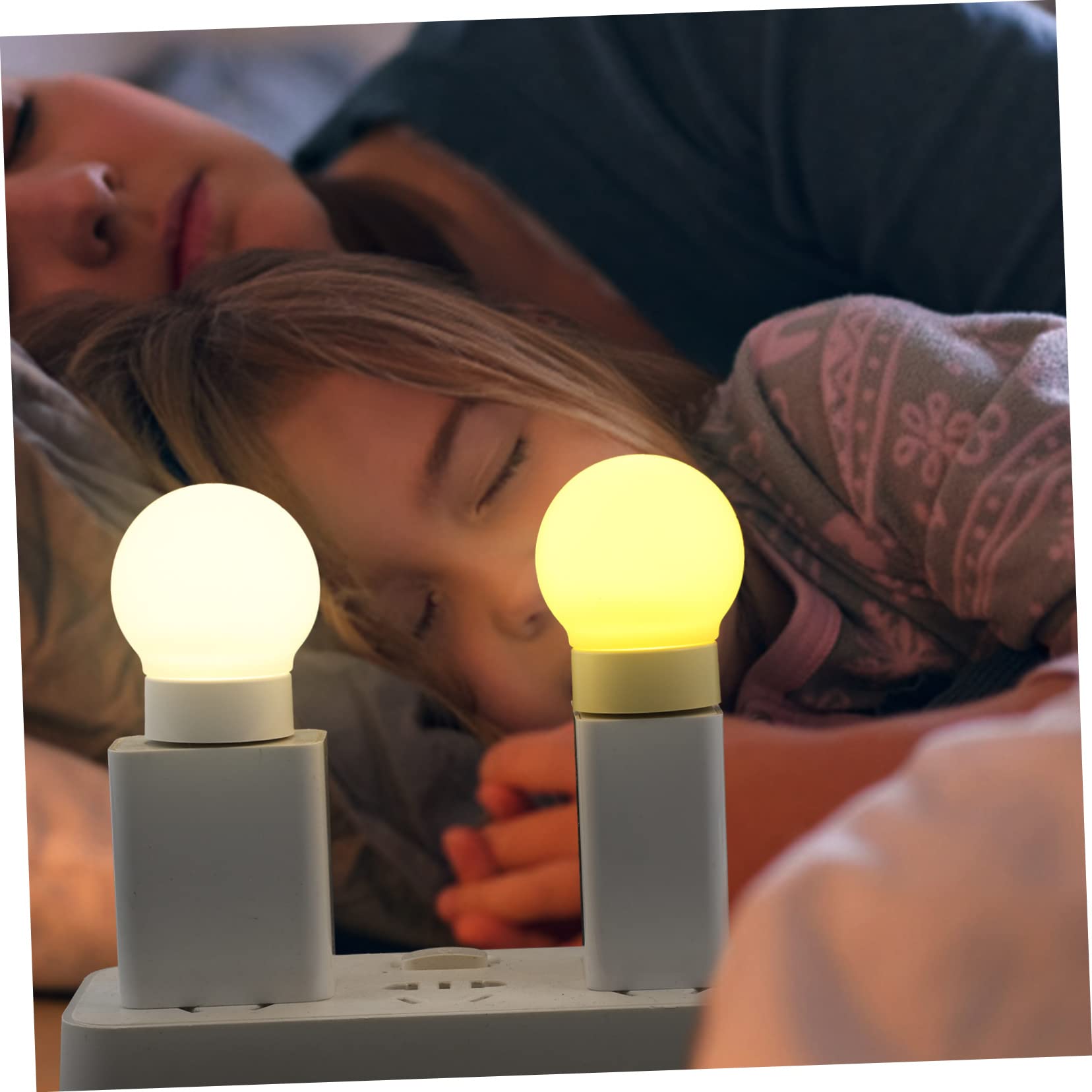 **Garneck LED Night Light for Kids - Round USB-Powered Atmosphere Lamp for Bedroom Decor, Nursery, and Relaxation**