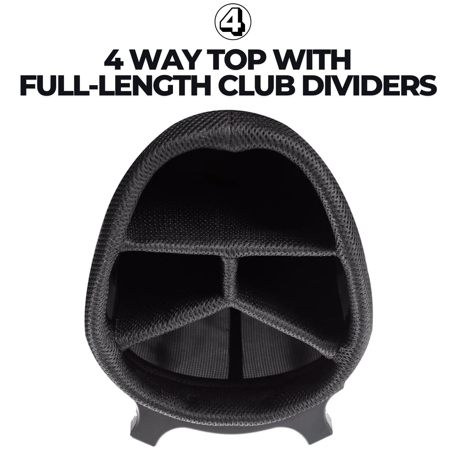 Ultra Lightweight Golf Stand Bag - IZZO Premium Carry Golf Bag for Men & Women - Perfect for Walking the Course, Range Practice & Travel