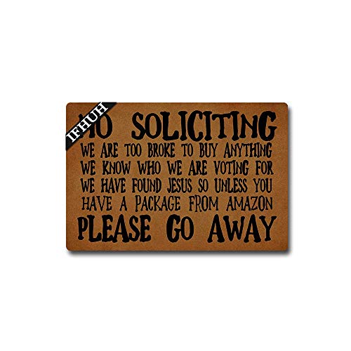 No Soliciting Please Go Away